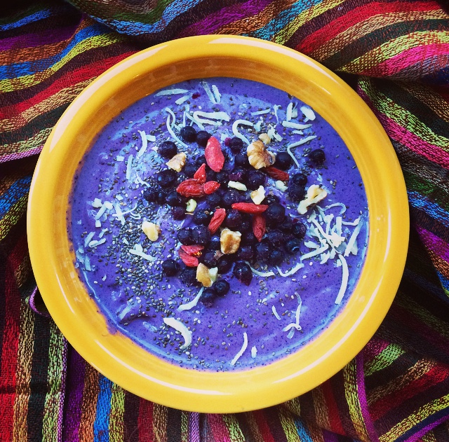 Blueberry Smoothie Bowl Vegan recipe