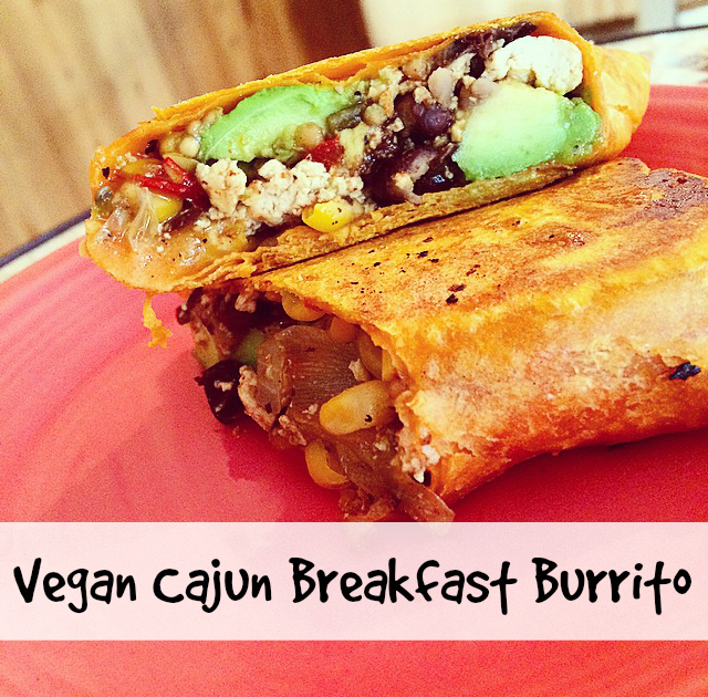 Vegan Cajun Breakfast Burrito Recipe
