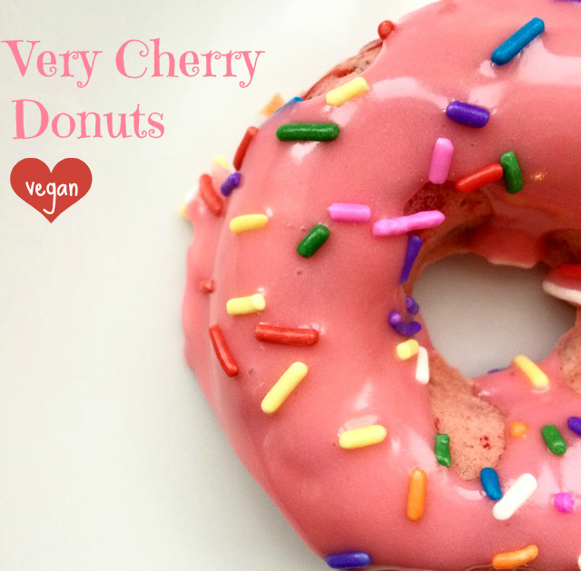 Vegan Cherry Donuts Recipe