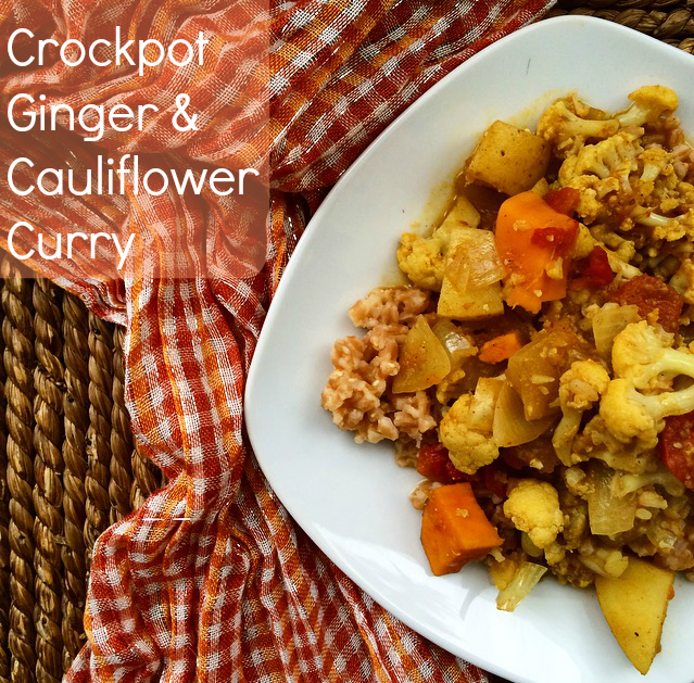 Cauliflower Ginger Curry Vegan Recipe