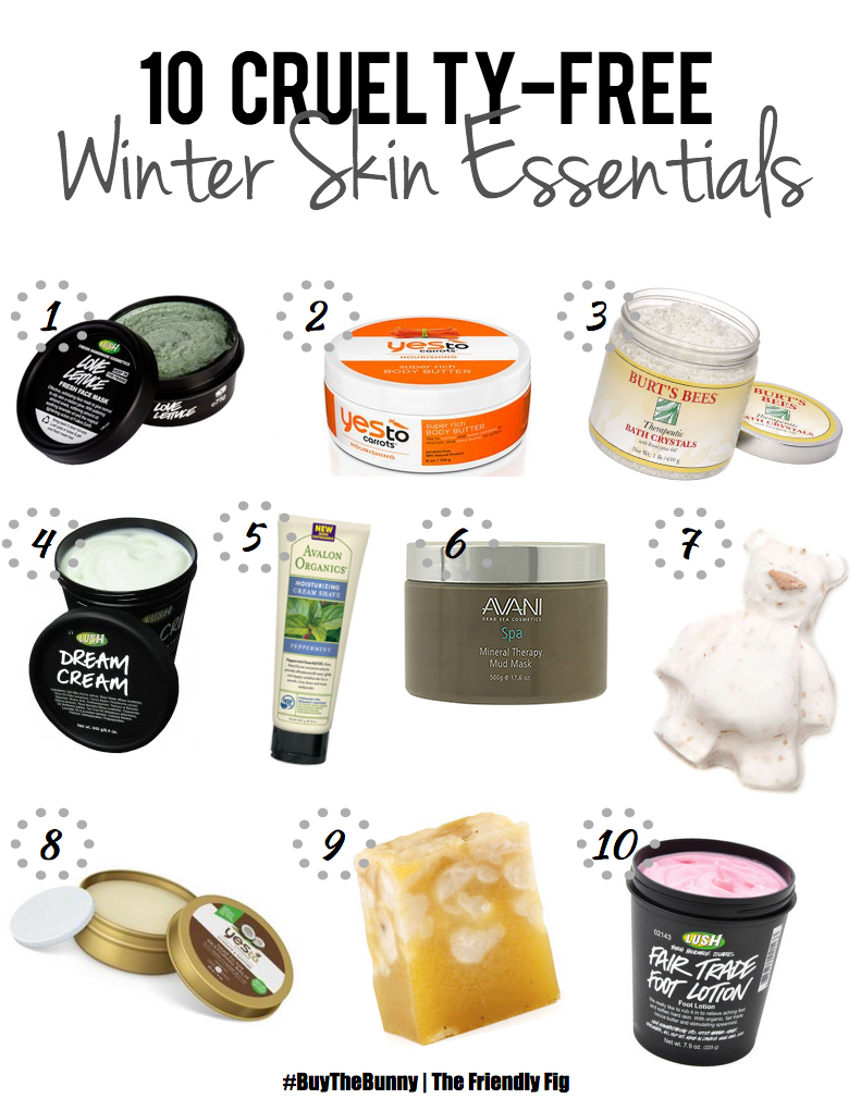 Cruelty-Free Winter Skin Products