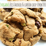 Vegan Pistachio Chocolate Chip Cookies