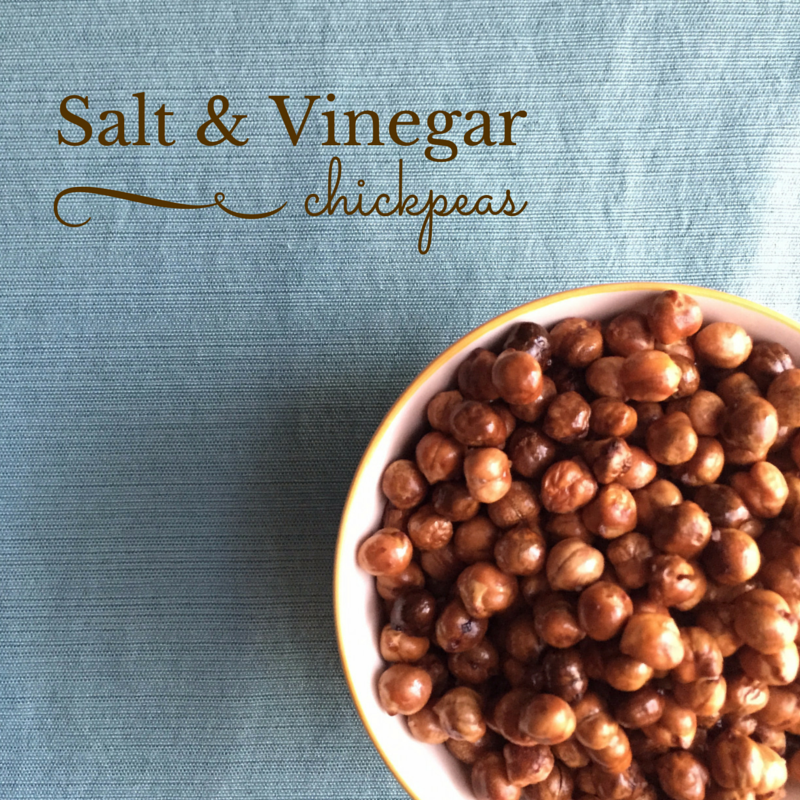 Salt Vinegar Chickpeas Vegan Recipe