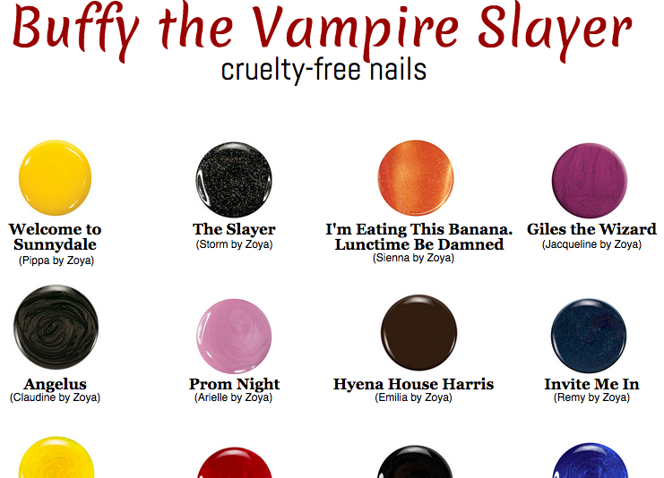 Buffy Vampire Slayer Nails