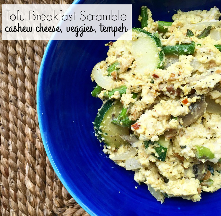 Vegan Tofu Breakfast Scramble