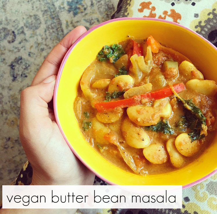 Vegan Butter Bean Masala Recipe