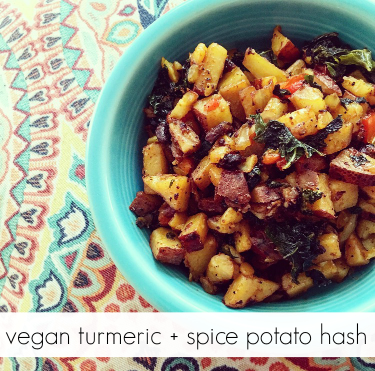 Vegan Turmeric Spice Potato Hash