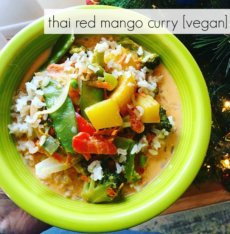 Vegan Thai Red Mango Curry