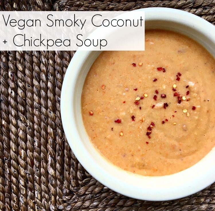 Vegan Smoky Coconut Chickpea Soup