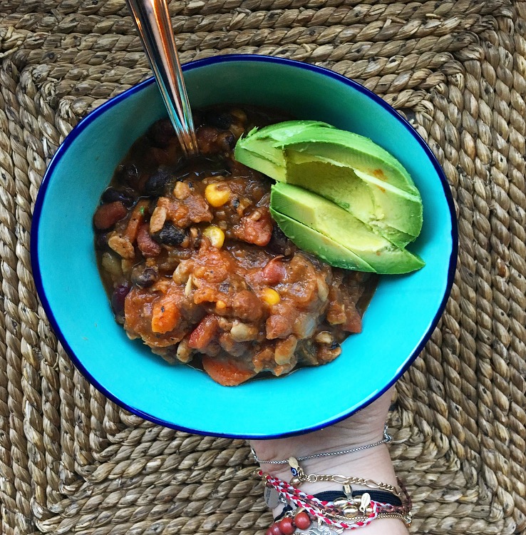 Bean + Tempeh Vegan Chili