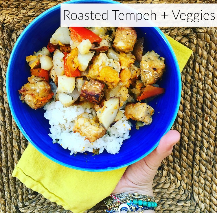 Roasted Tempeh + Veggies