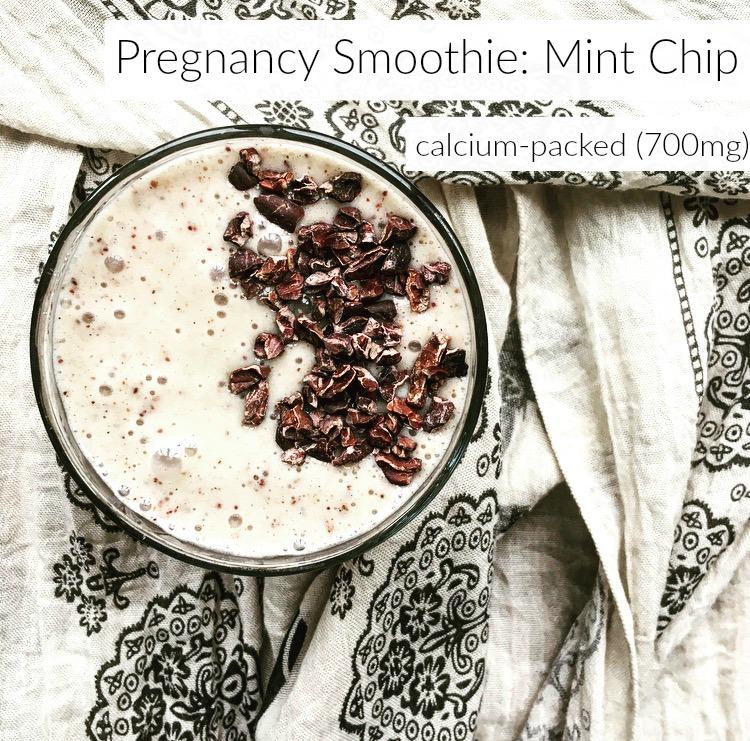 Vegan Calcium-Packed Pregnancy Smoothie