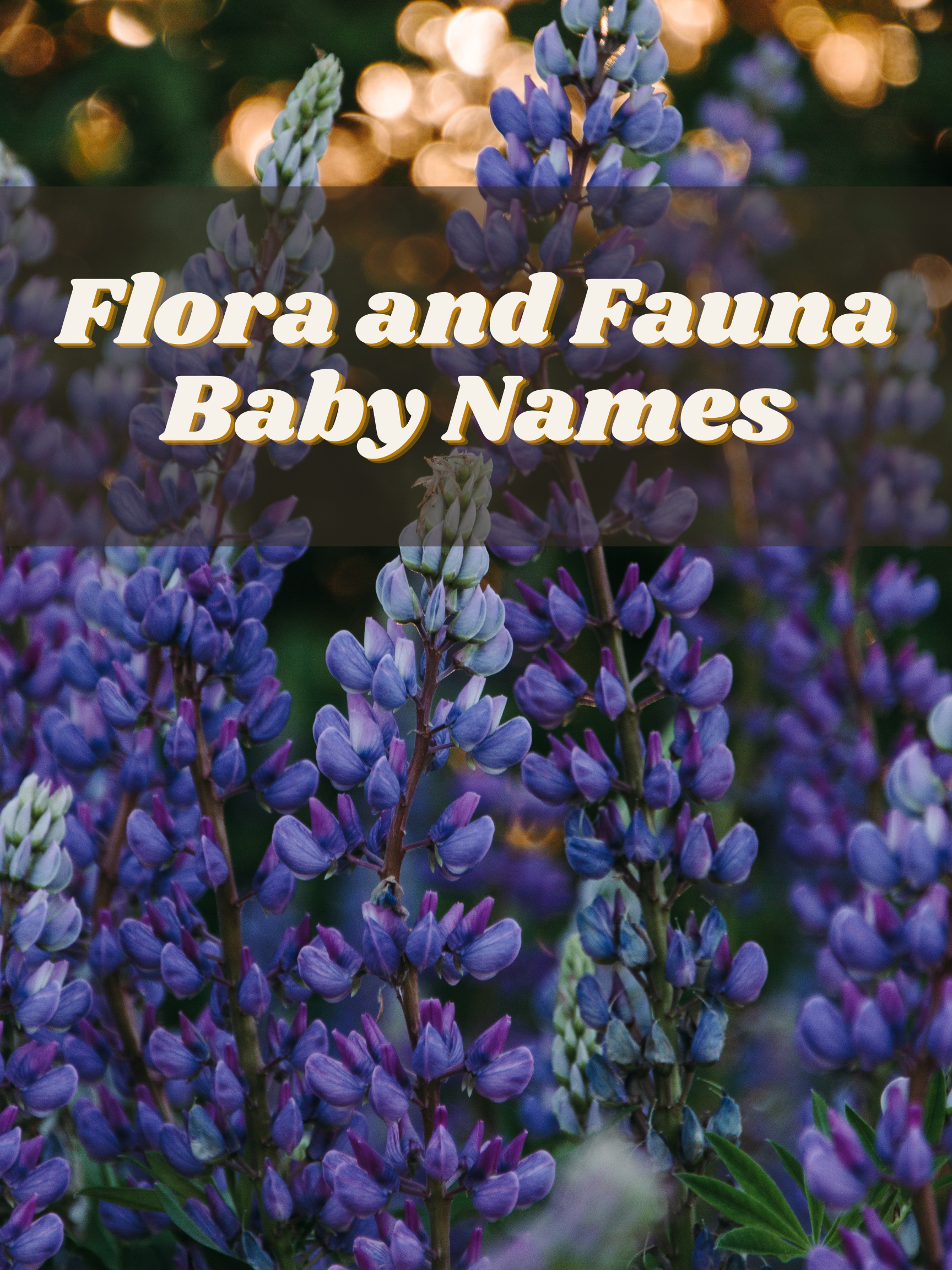 Flora and Fauna Baby Names