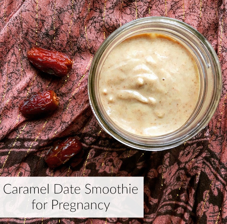 Caramel Date Smoothie for Pregnancy