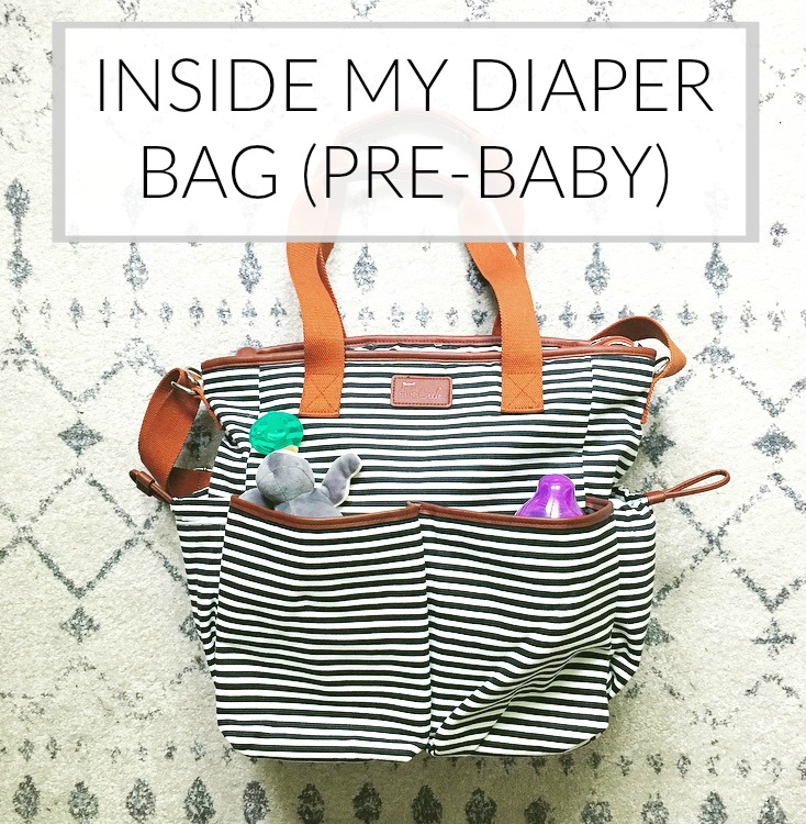 Inside My Diaper Bag (Pre-Baby)