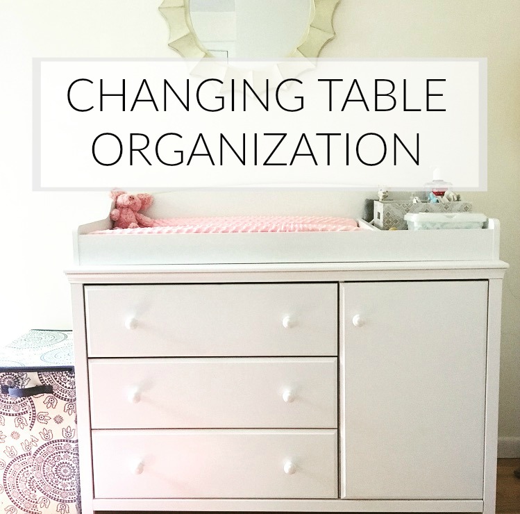 Changing Table Organization The, What Size Dresser For Changing Table