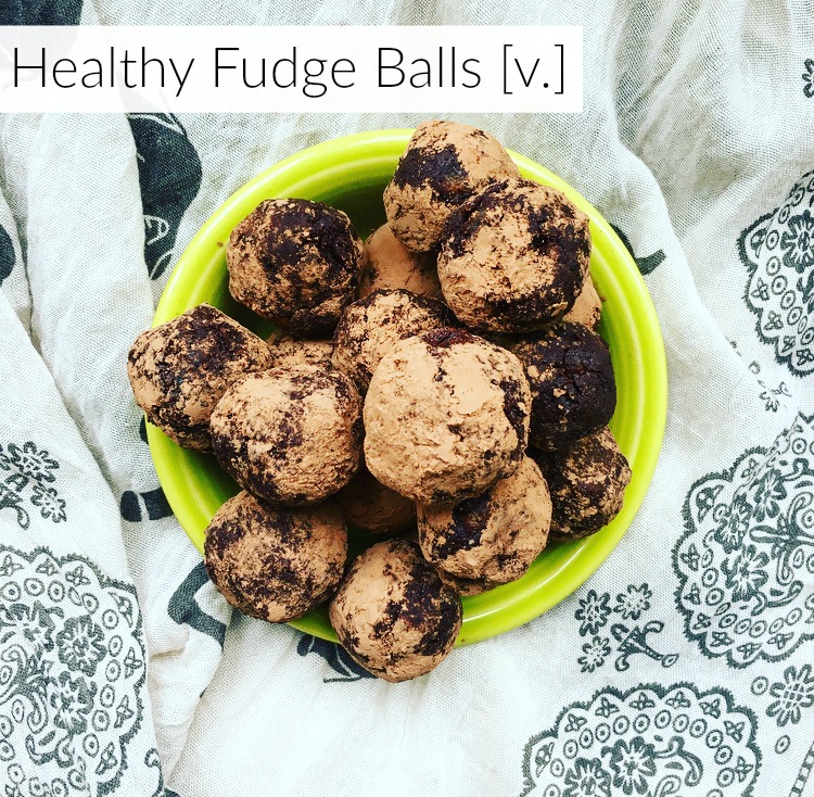 Healthy Vegan Fudge Balls