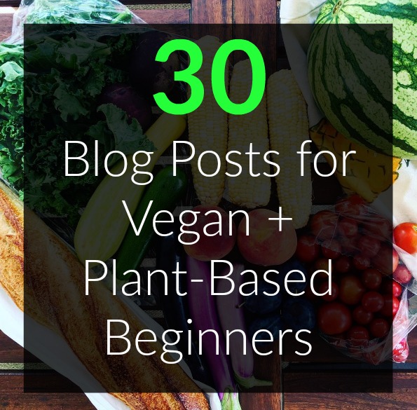 30 Blog Posts for Vegan Plant-Based Beginners