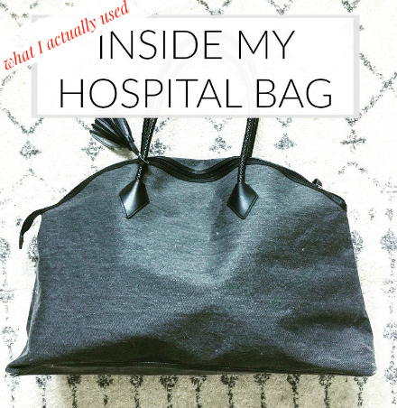 What's In My Hospital Bag + What I Used