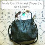 Inside Our Minimalist Diaper Bag (0-6 Months)