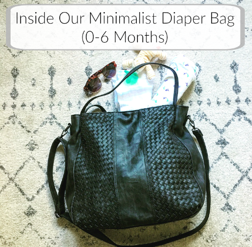Inside Our Minimalist Diaper Bag (0-6 Months)