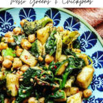 Vegan Breakfast Idea: Pesto Greens + Chickpeas