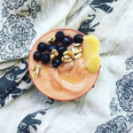 Vegan Peach Smoothie Bowl