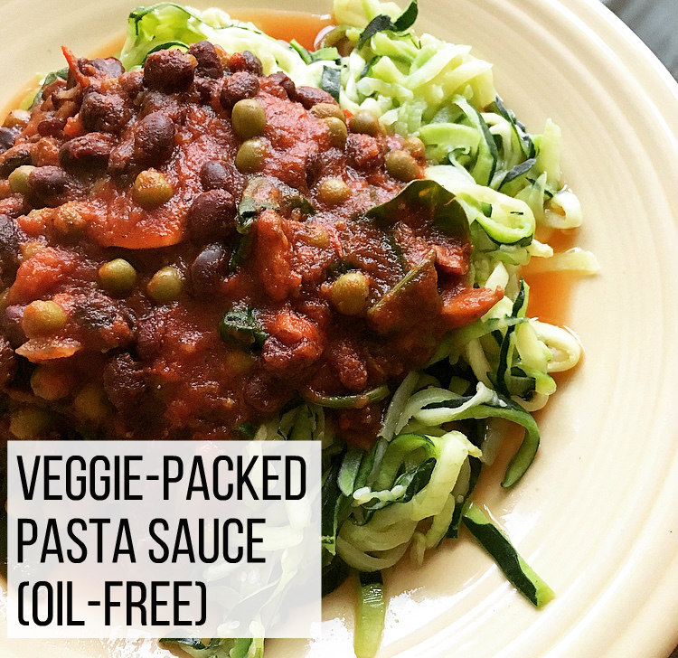 Veggie-Packed Pasta Sauce (Oil-Free)