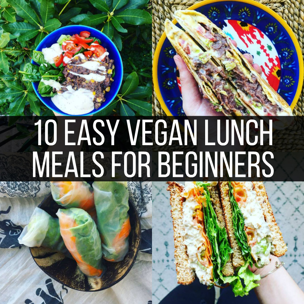 10 Easy Vegan Lunch Meals for Beginners