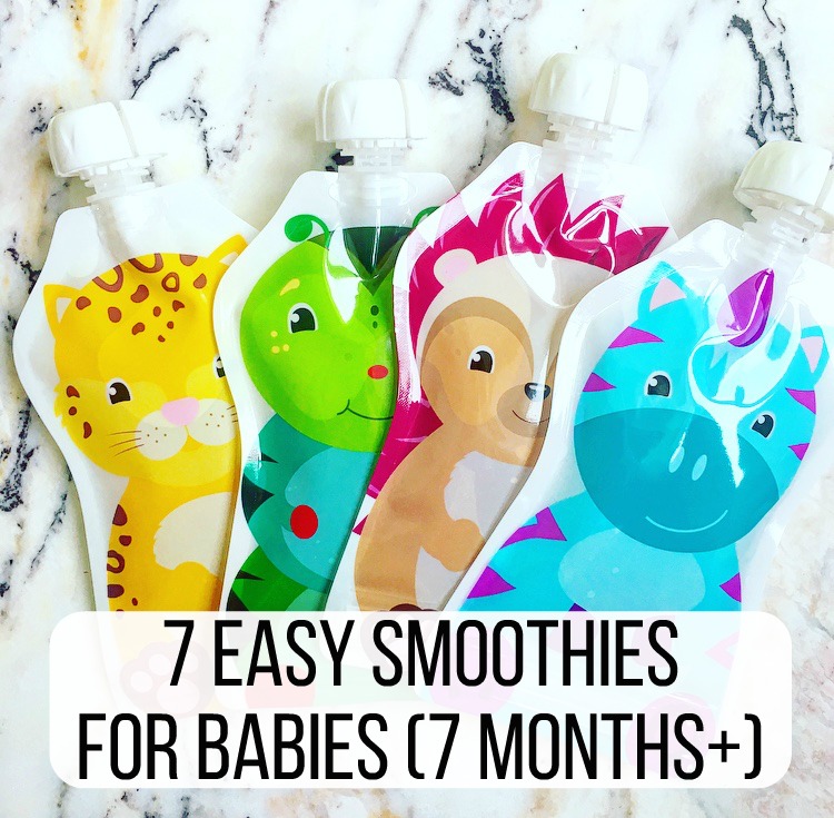 7 Easy Smoothies for Babies (7 months+)
