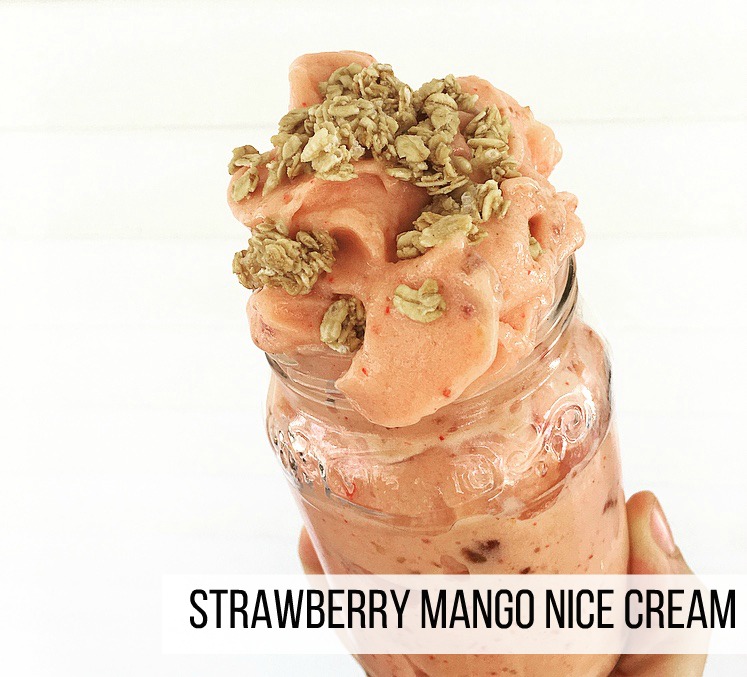 Strawberry Mango Nice Cream