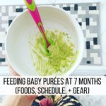 Feeding Willow at 7 Months (Foods, Schedule, + Gear)