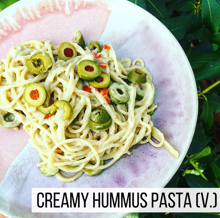 Creamy Hummus Pasta Vegan