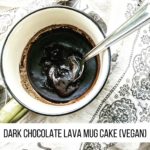 Dark Chocolate Lava Mug Cake (Vegan)