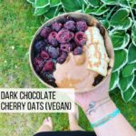 Dark Chocolate Cherry Oats (Vegan)