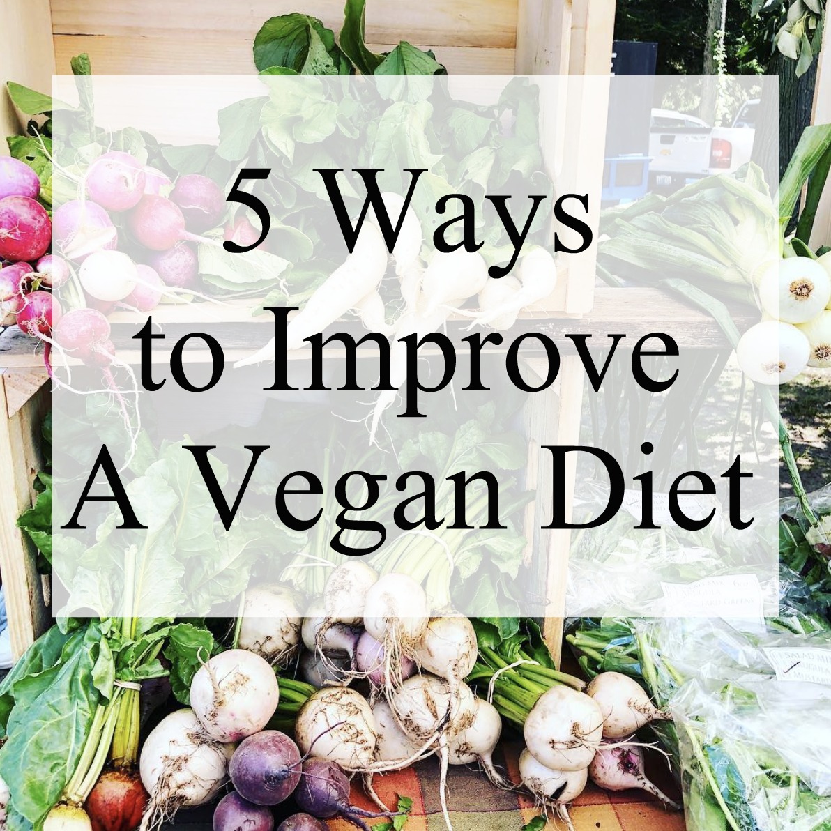 5 Ways to Improve A Vegan Diet