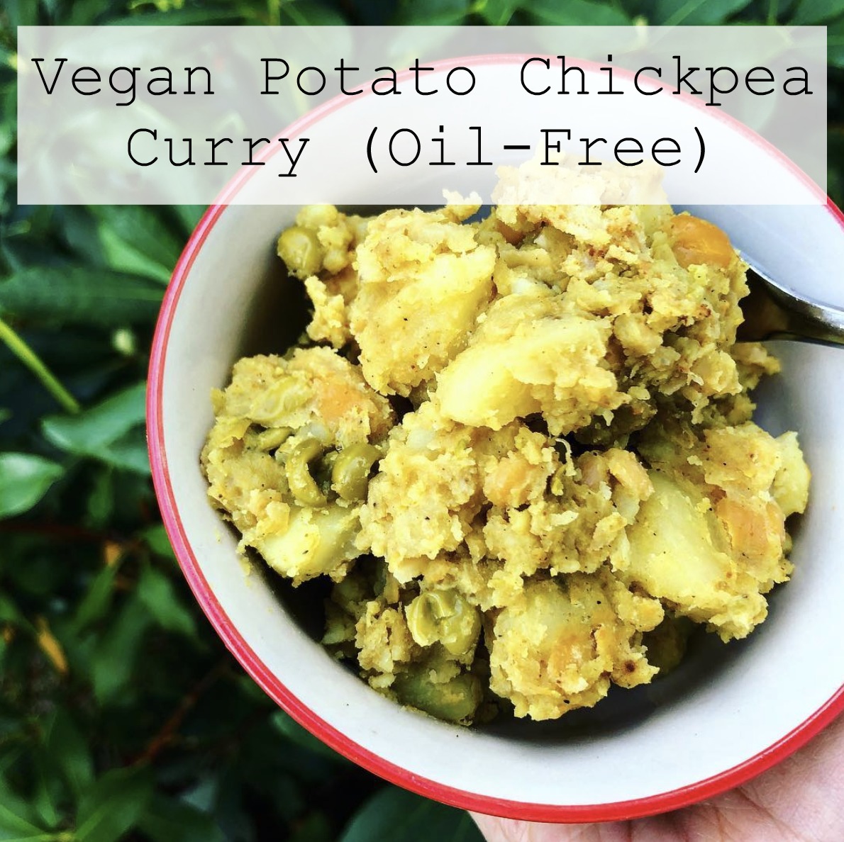 Vegan Potato Chickpea Curry (Oil-Free)