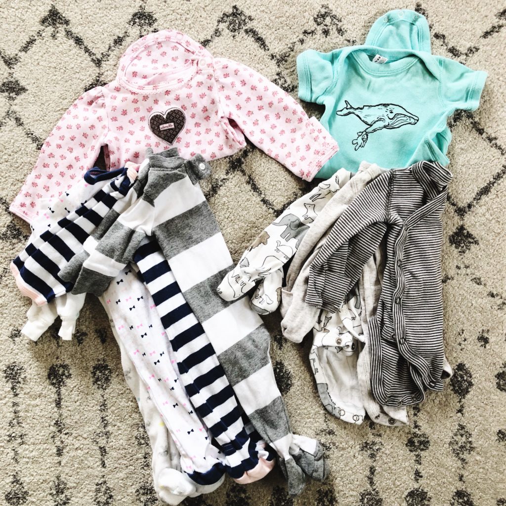 Minimalist newborn wardrobe best sale