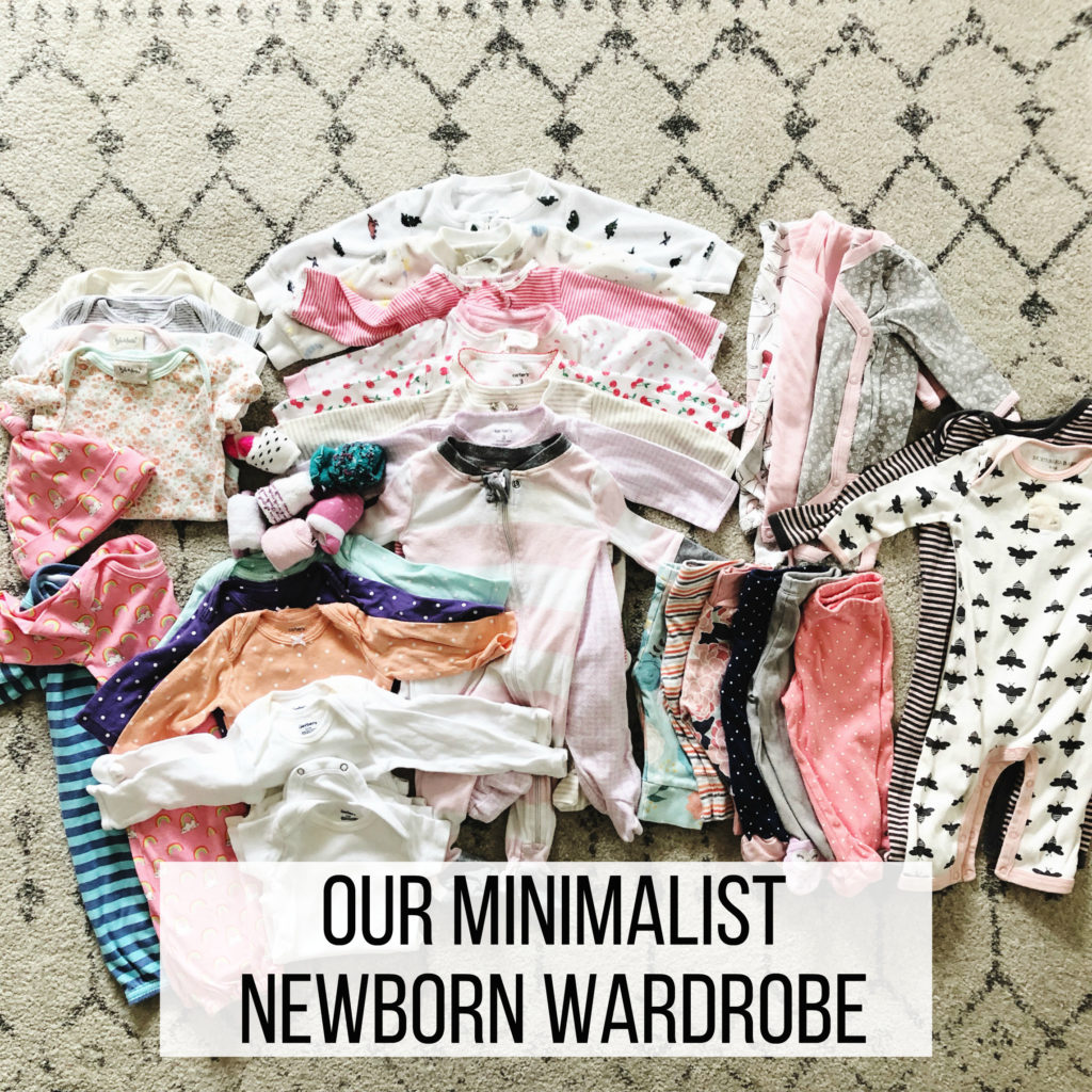 Minimalist newborn outlet wardrobe