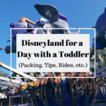 Disneyland for a Day with a Toddler (Packing, Tips, Rides, etc.)