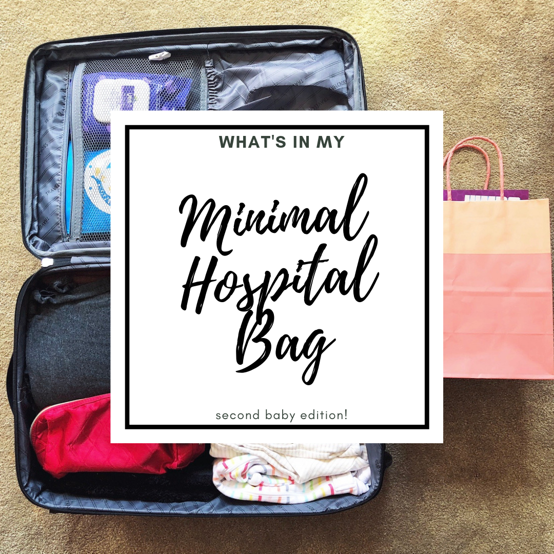 What's Inside My Minimal Hospital Bag