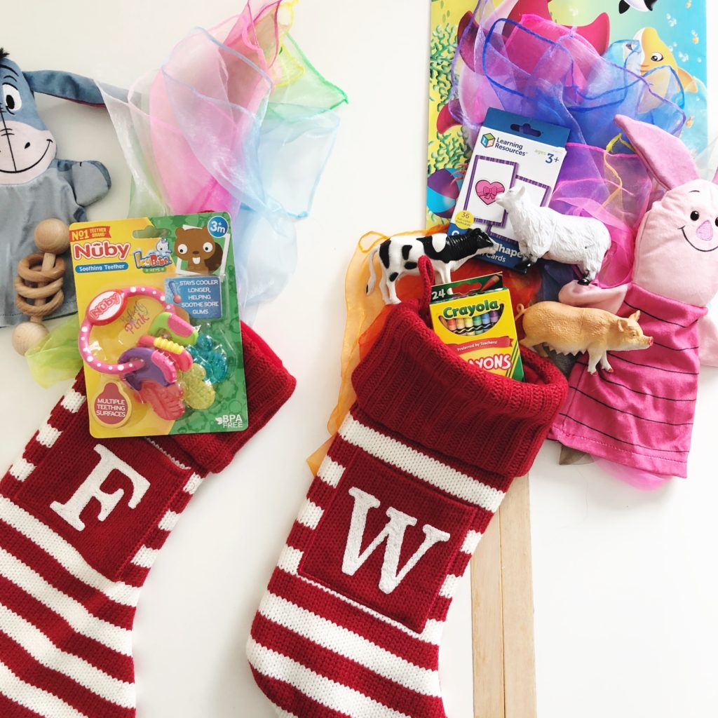 Toddler + Baby Stocking Stuffers (2 Year Old + 2 Month Old)