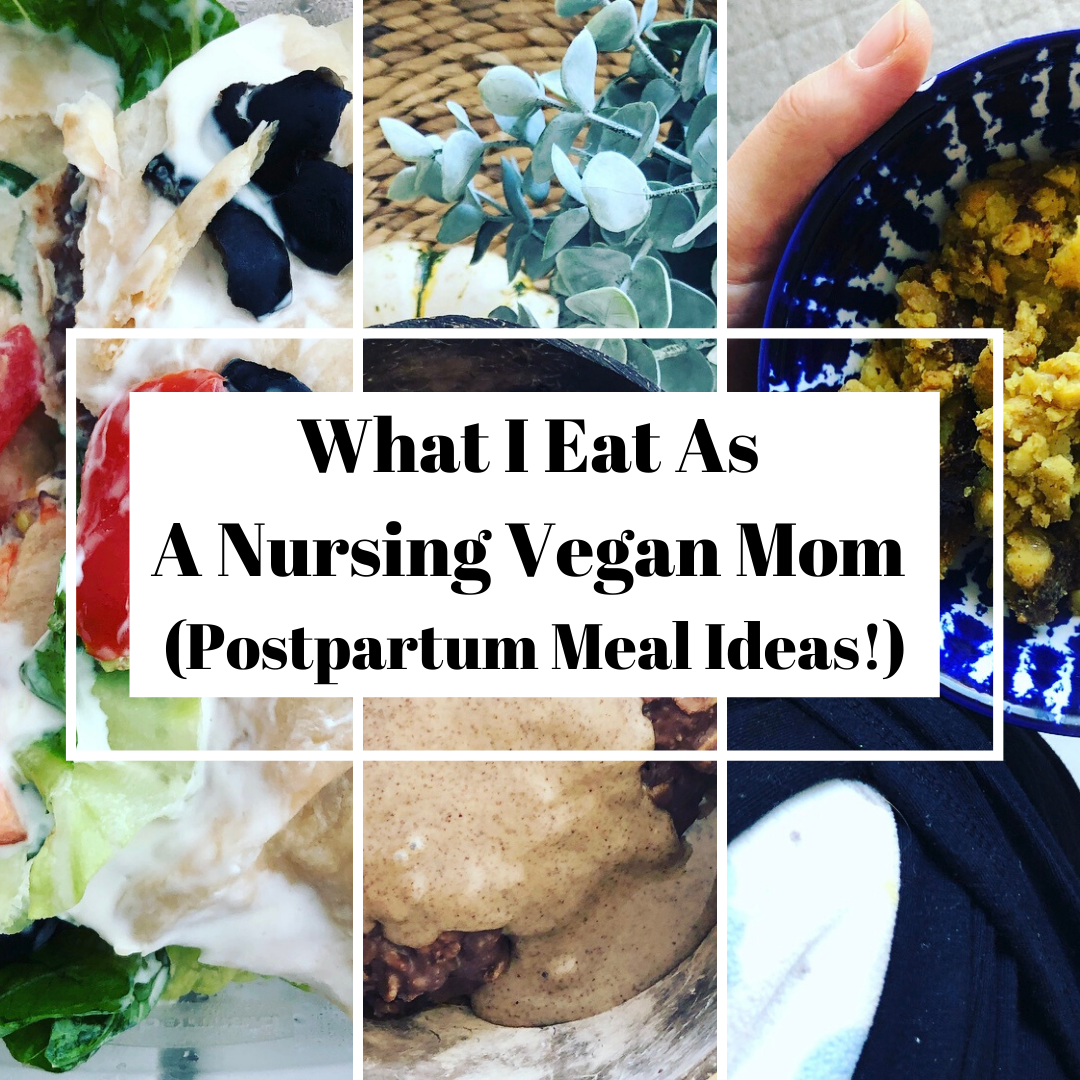 What I Eat As A Nursing Vegan Mom (Postpartum Meal Ideas!)