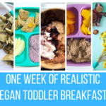 1 Week of Realistic Plant-Based Toddler Breakfasts