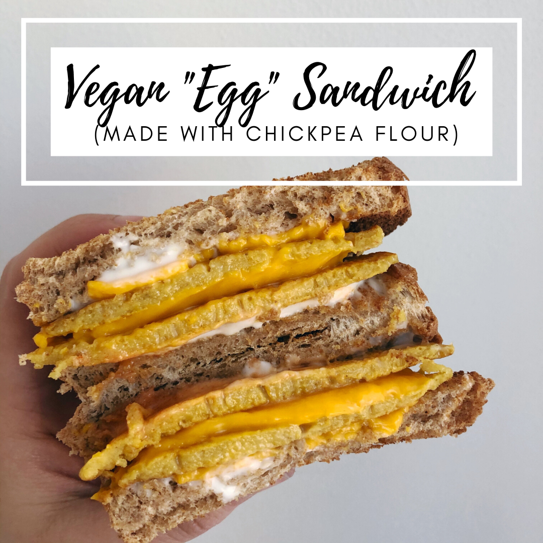 Vegan Chickpea Egg Sandwich