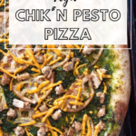 Chik'n Pesto Pizza (Vegan)