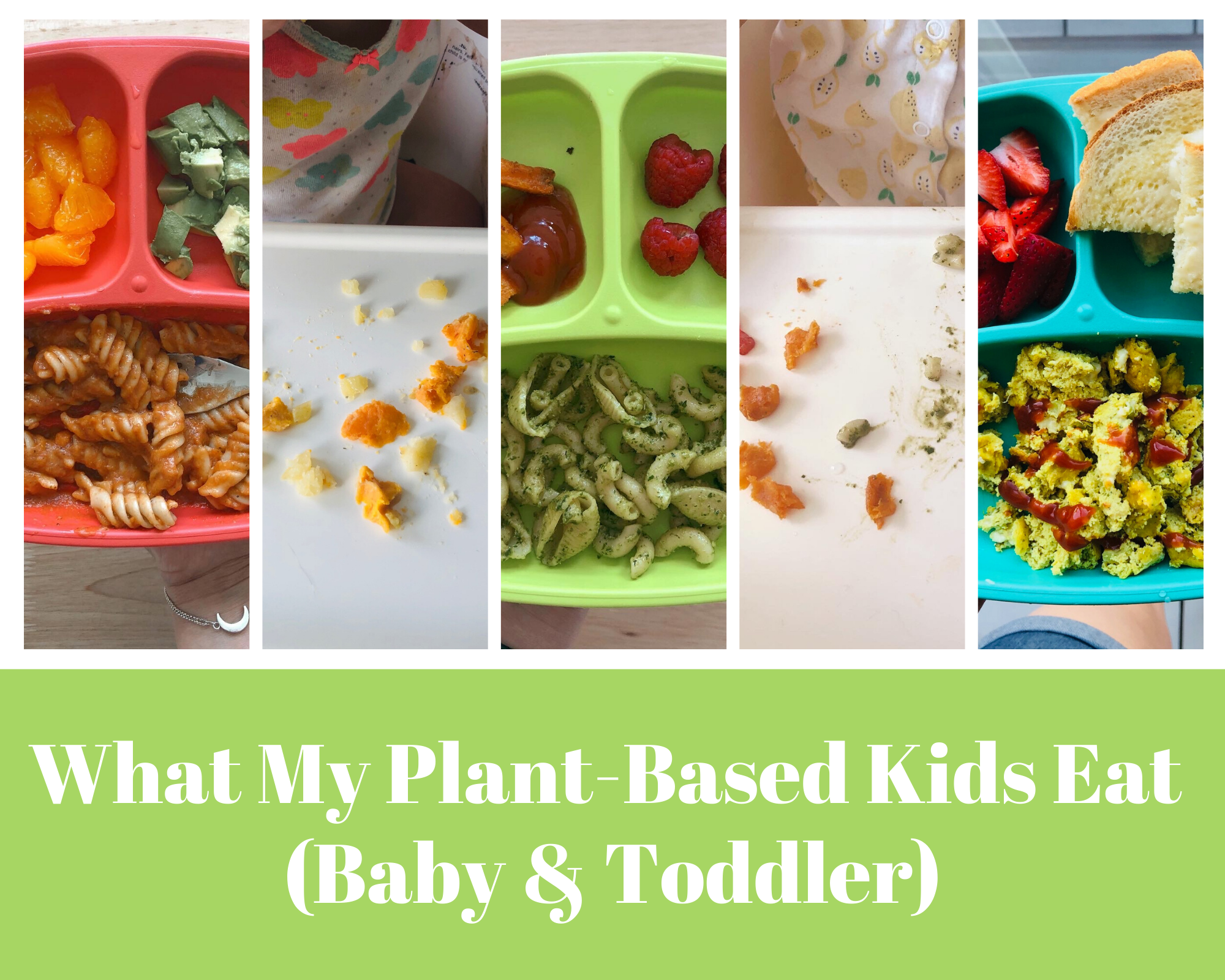 What My Plant-Based Kids Eat (Baby & Toddler)