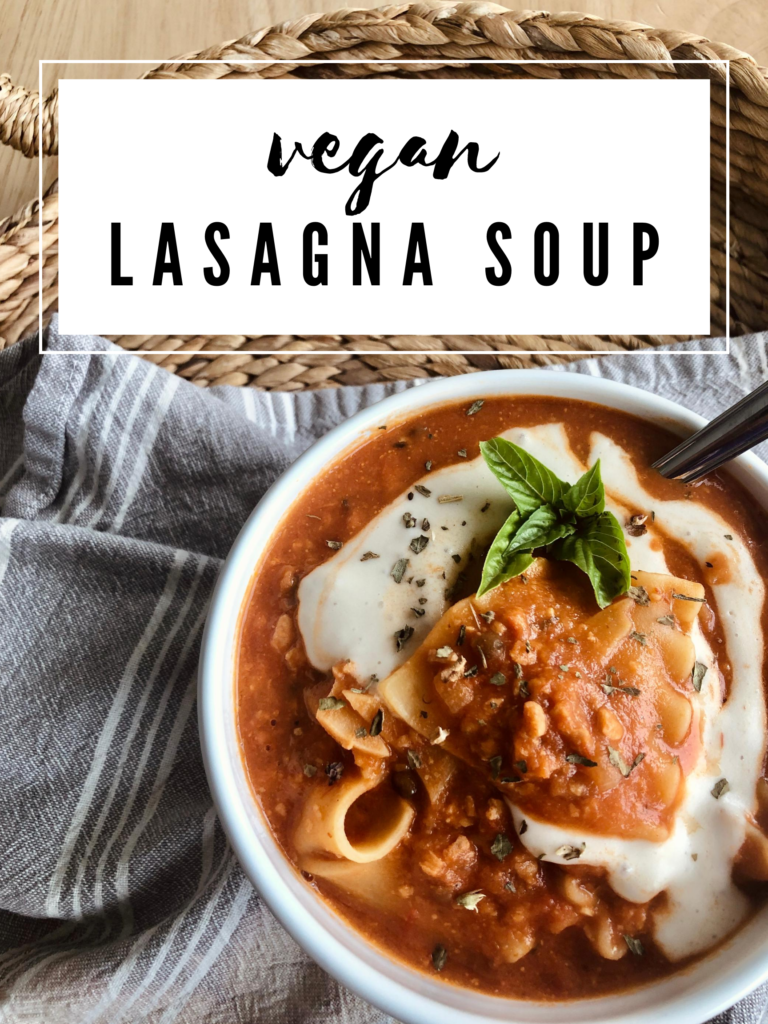 Vegan Lasagna Soup