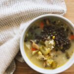 Hearty & Creamy Vegetable & Rice Soup