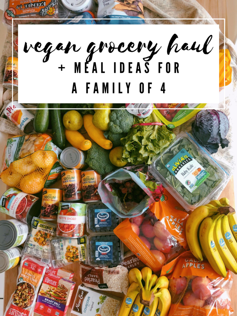 Vegan Grocery Haul (+ Meal Ideas for Family of 4)